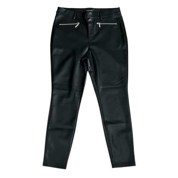 Marc New York Pants - NWT Marc New York Andrew Marc Faux Leather Pull On Straight Leg Pants Size M